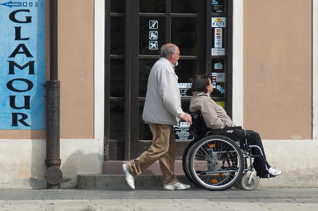 Personne souffrant de handicap moteur